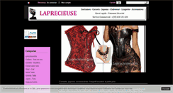 Desktop Screenshot of laprecieuse.com