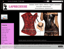 Tablet Screenshot of laprecieuse.com
